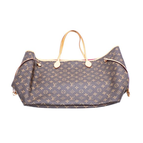 Louis Vuitton Neverfull GM Fuchsia Monogram Tote with Matching Pouch - Picture 7 of 10